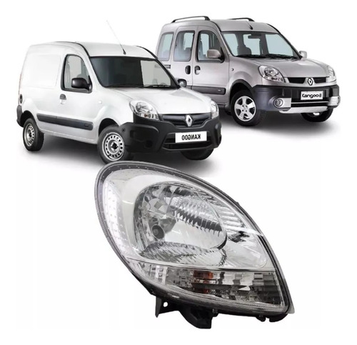 Optica Renault Kangoo Confort 2008 Al 2015 Comando Electrico