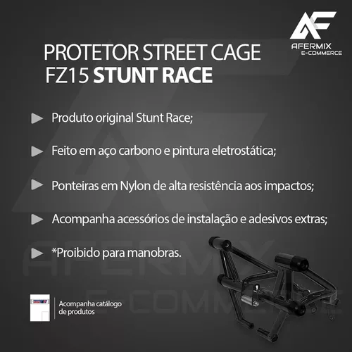 protetor stunt race ybr factor 150 gaiola street cage em Promoção