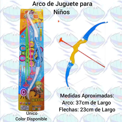 Juego De Arco Con Flechas Juguete Infantil Para Niños