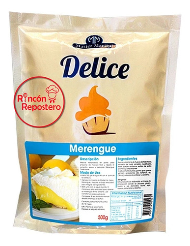 Merengue Instantaneo Delice 500gr(1uni) Super