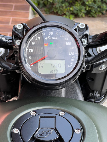Motocicleta Indian Scout Bobber Twenty Abs 2021, Color Sage