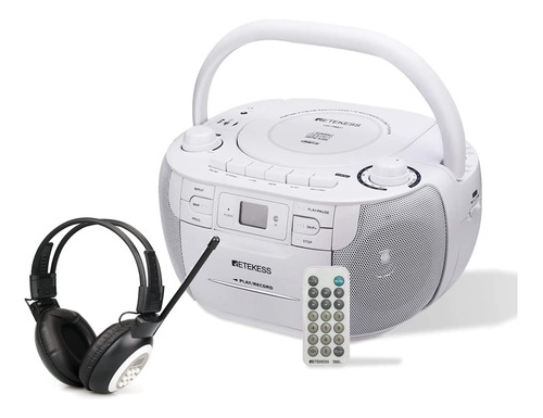 Retekess Tr621 Cd Y Reproductor De Cassette Combinado Y Rete