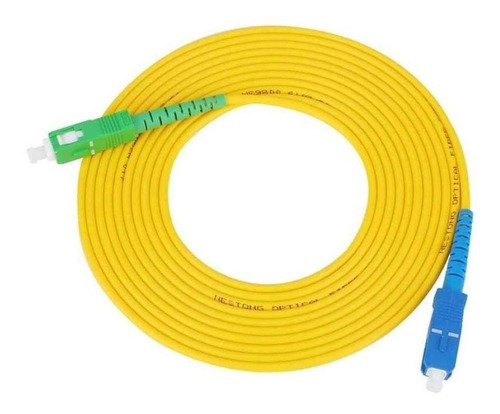 Cable Patch Cord Fibra Optica 10m Sc/apc-sc/upc . Tecnomati