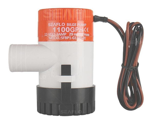 Bomba De Achique Eléctrica 1100 Gph 12v Seaflo D29mm