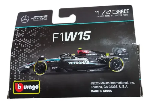 ミニチャンプス 1/18 F1 メルセデス AMG W15 G.ラッセル Miniatura Mercedes-benz Amg F1 W15 George Russell 63 Bburago