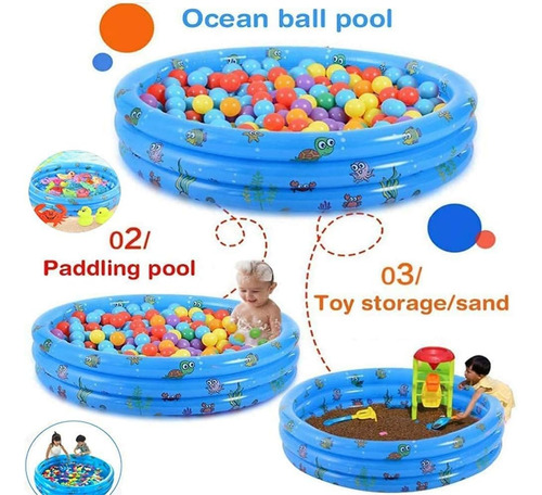 Annthor Alberca Inflable Para Niños Mini Alberca Inflable