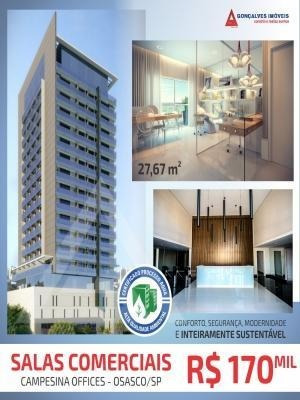 Imagem 1 de 5 de Ref.: 8361 - Sala Comercial Em Osasco Para Venda - V8361