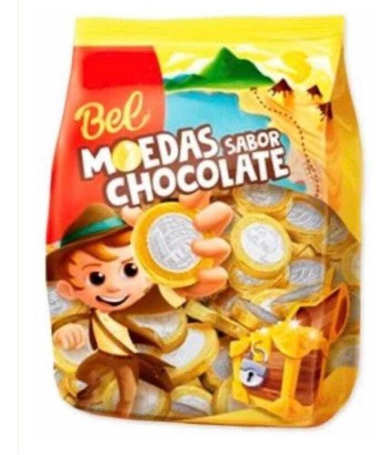 Pacote De Moeda De Chocolate Bel - 500g ( ± 130 Moedas)