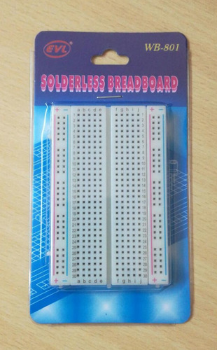 Protoboard 1 Regleta 400 Puntos Para Arduinos