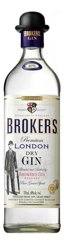 Gin Brokers London Dry de 750mL
