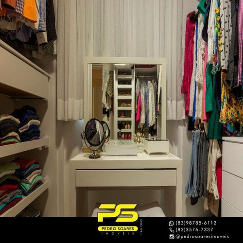 ( M O B I L I A D O ) Apartamento Com 2 Dormitórios À Venda, 70 M² Por R$ 350.000 - Ponta De Campina - Cabedelo/pb - Ap3126
