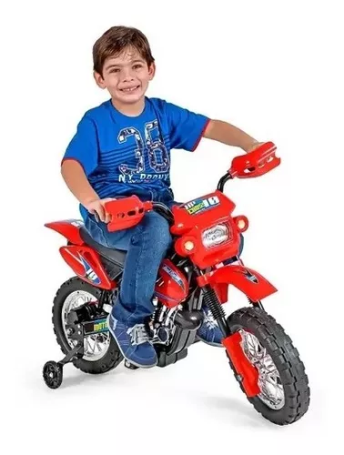 Mota Elétrica Infantil Motoor Kids  Moto Cross - Veículos Criança - Compra  na