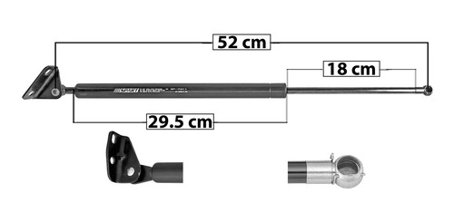 Amortiguador 5ta Puerta Toyota 4runner 2005-2006 Der/izq