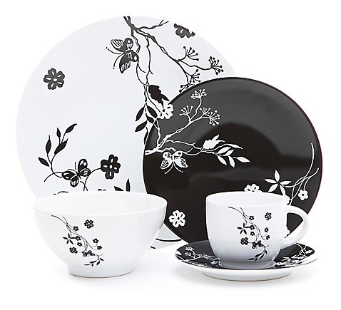 Juego De Vajilla Porcelana Completo Roberta Allen 30 Piezas