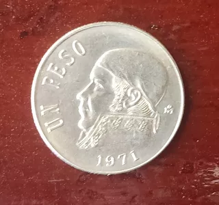 Lote De 4 Monedas De 1 Peso Morelos (1970 - 1971)