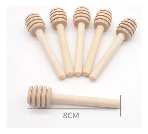 Cucharas De Madera For Mezclar Miel, 50 Unidades