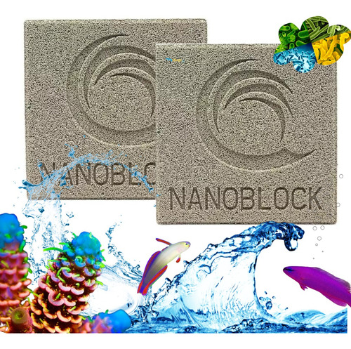 Mídia Biológica Nanoblock Oceantech 10x10x2,5cm Trata 2800l