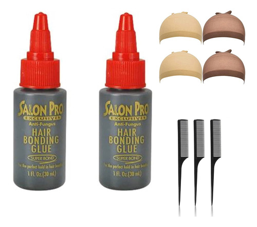 Salon Pro Exclusives - Paquete De 2 Adhesivos Para El Cabell