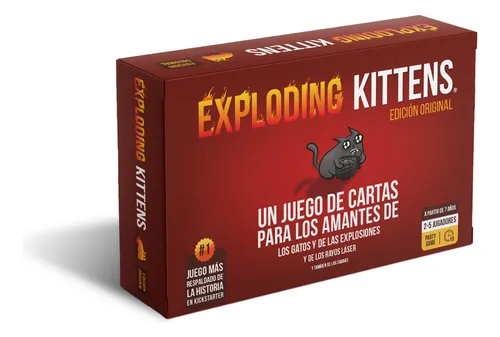 Exploding Kittens Edicion Original 56 Cartas Top Toys