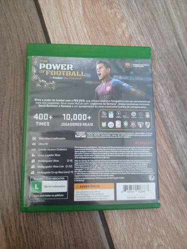 Jogo Xbox One- Pes 2019 Original