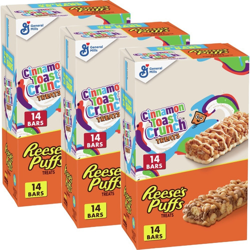 Reese's Puffs Cinnamon Toast Crunch Barras De Cereal 84 U