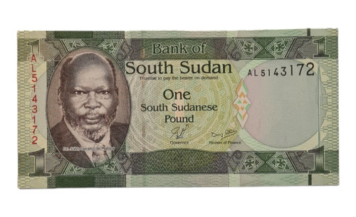 Billetes Mundiales : Sudan Del Sur 1 Libra 2011 Nuevo Africa