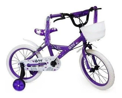 Bicicleta Rodado 16 Infantil Con Rueditas Lh