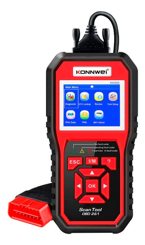 Scanner Diagnostico Multimarca Universal Konnwei Kw850