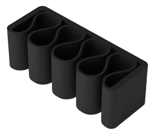 Organizador Escritorio 4 Cables Pack X2 Unidades Setealo Negro