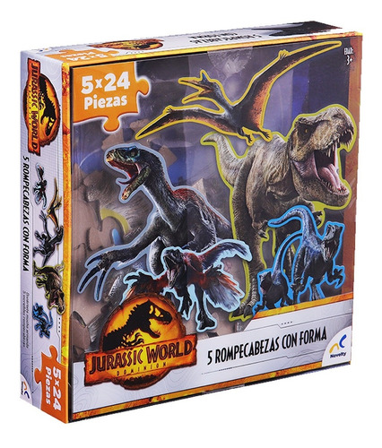 Novelty Rompecabezas Jurassic World Dominion 5 Figuras