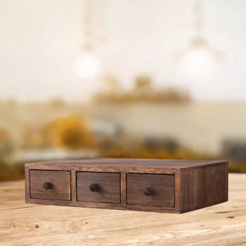 Gabinete De Mesa De Mesa Organizador De Joyería 3 Cajón