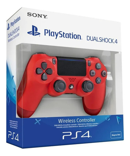Joystick Inalámbrico Ps4 Original Sony Magma Red Color Rojo