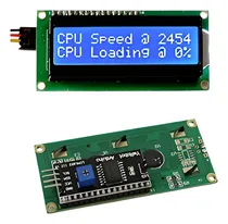 Comprar Display Lcd 16x2 1602 Fundo Azul Com Módulo I2c Soldado