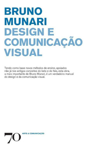 Libro Design E Comunicacao Visual De Munari Bruno Edicoes 7