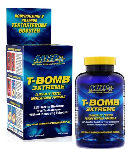 Mhp T-bomb 3xtreme Precursor De Testo Hombre Booster 168 Tab Sabor Neutro