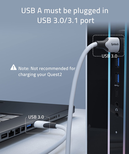 Cabo De Ligação Syntech 5m Compatível Com Meta/oculus Quest