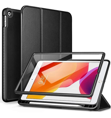 Funda Para iPad Gen 7/8/9 Con Protector De Pantalla (negro)