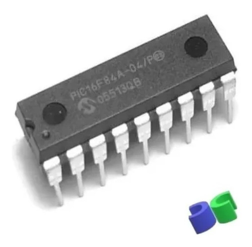 5pç - Microcontrolador Pic16f84a-04/p Mcu 8-bit 1,75kb 