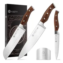 Comprar Asety Juego De Cuchillos De Chef, Ultra Afilados, Cuchillos 