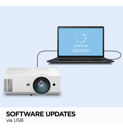 Viewsonic Ps502w 4000 Lúmenes Wxga Proyector De Lanzamiento