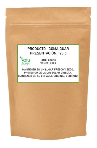 Goma Guar X 125 G - Unidad a $15000