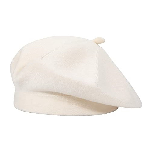 Gorros Sombreros Y Boinas Reversible De Color Blanco