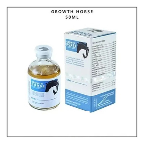 Growth Horse 50ml - Ganho De Estaturaem Dobro E Massa