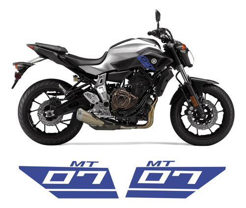 Kit Adesivo Faixa Lateral Par Yamaha Mt 07 Mt07 Mt-07 Mt07v