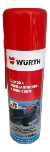 SILICONA ABRILLANTADORA Y LUBRICANTE WURTH