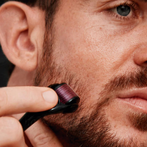 Derma Roller Facial Y Estimula Crecimiento De Barba