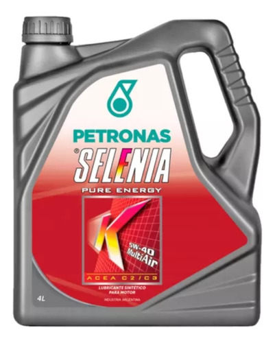 Aceite Petronas Selenia K Pure Energy 5w40 4 Litros
