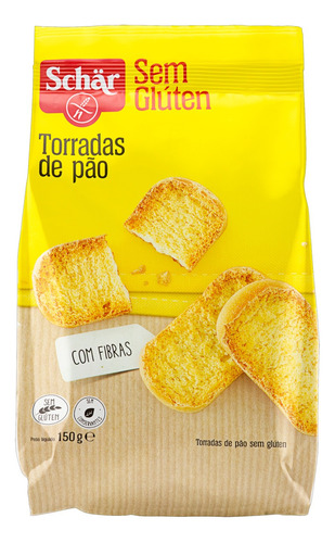 Torrada de Pão sem Glúten Zero Lactose Schär Pacote 150g