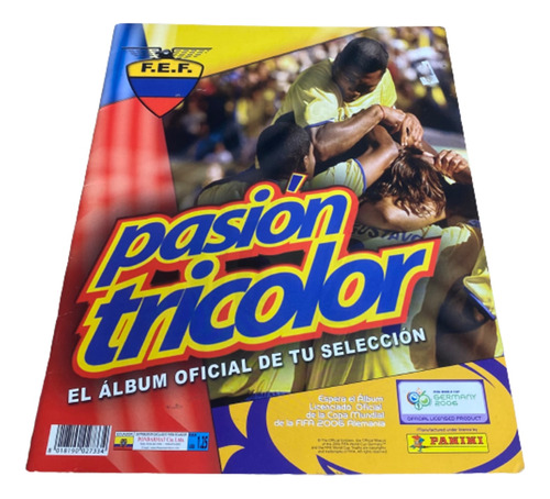 Album Vacio Pasion Tricolor Ecuador Panini