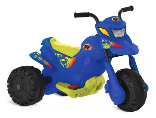 Moto Xt3 Elétrica 6v Infantil Recarregável 2 Marchas Criança Cor Azul